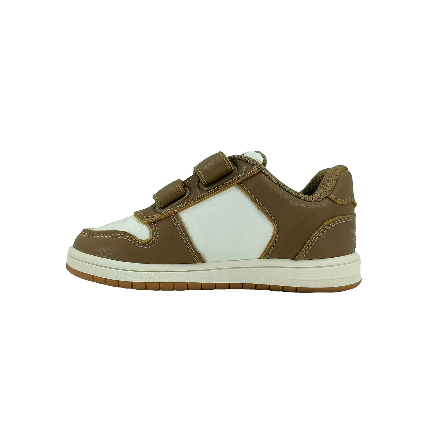 The Kids Land Toddler Sneakers Boys Girls Sport Shoes Brown and White