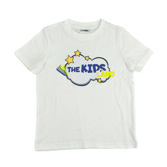 The Kids Land Boys Girls Cotton T-Shirt Unisex Kids Casual Tee with Graphic Star