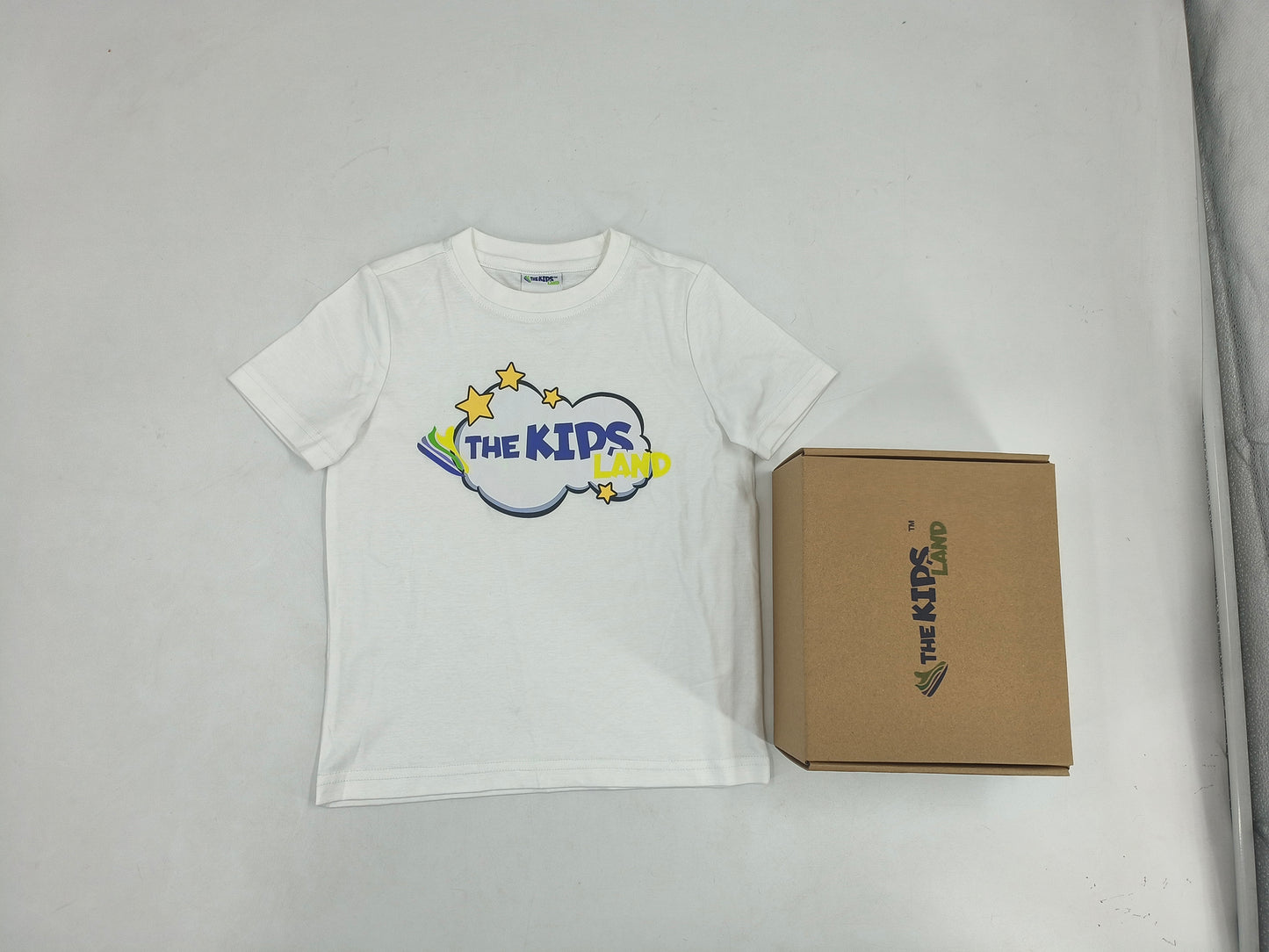The Kids Land Boys Girls Cotton T-Shirt Unisex Kids Casual Tee with Graphic Star