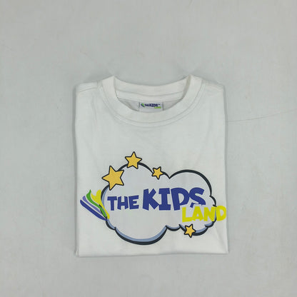The Kids Land Boys Girls Cotton T-Shirt Unisex Kids Casual Tee with Graphic Star