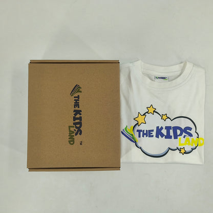 The Kids Land Boys Girls Cotton T-Shirt Unisex Kids Casual Tee with Graphic Star