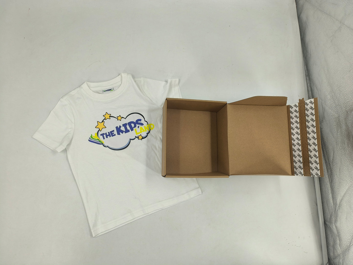 The Kids Land Boys Girls Cotton T-Shirt Unisex Kids Casual Tee with Graphic Star