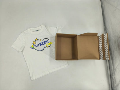 The Kids Land Boys Girls Cotton T-Shirt Unisex Kids Casual Tee with Graphic Star